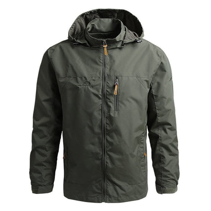 Chaqueta cortavientos militar impermeable