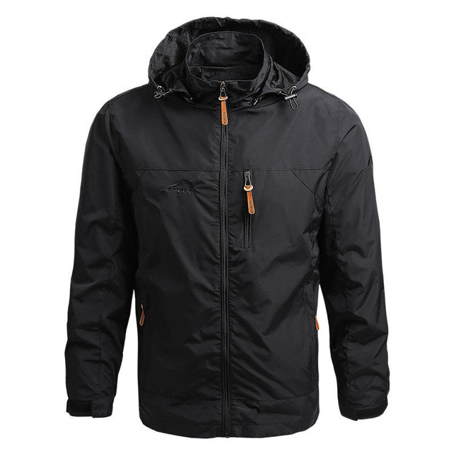 Chaqueta cortavientos militar impermeable