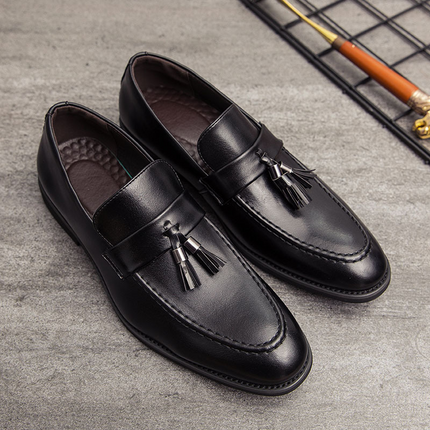 Mocasines de cuero Bristol con borlas