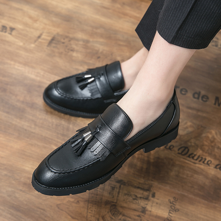 Mocasines de cuero con borlas de Londres