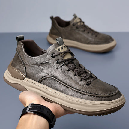 Zapatillas de piel auténtica Roberto