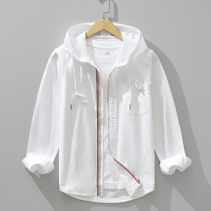 Camisa con capucha de lino Chelsea