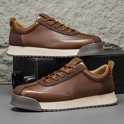 Zapatillas Novara de piel italiana