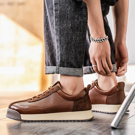 Zapatillas Novara de piel italiana