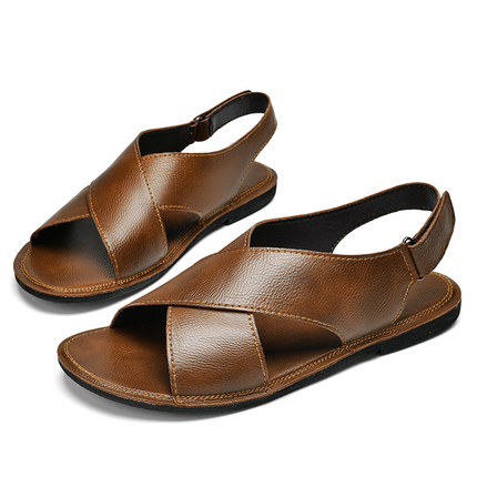 Sandalias de piel auténtica Luca Italiana