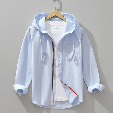 Camisa con capucha de lino Chelsea