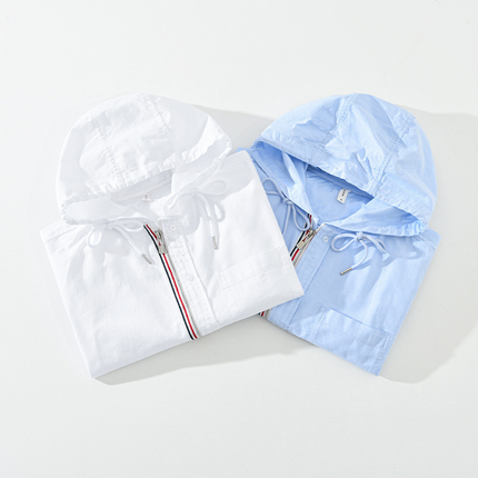 Camisa con capucha de lino Chelsea
