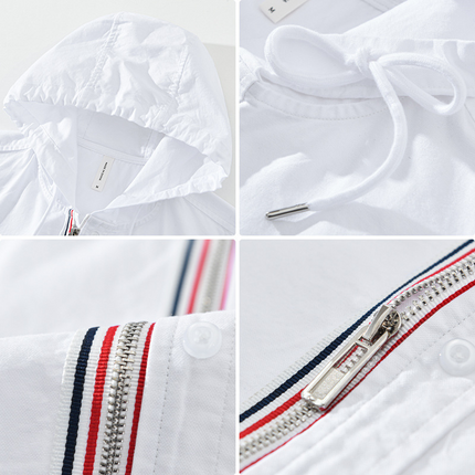 Camisa con capucha de lino Chelsea