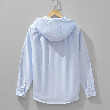 Camisa con capucha de lino Chelsea