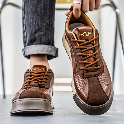 Zapatillas Novara de piel italiana