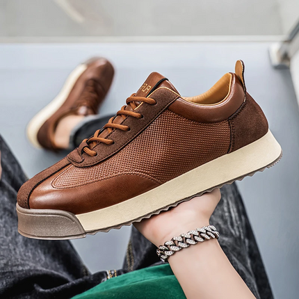 Zapatillas Novara de piel italiana
