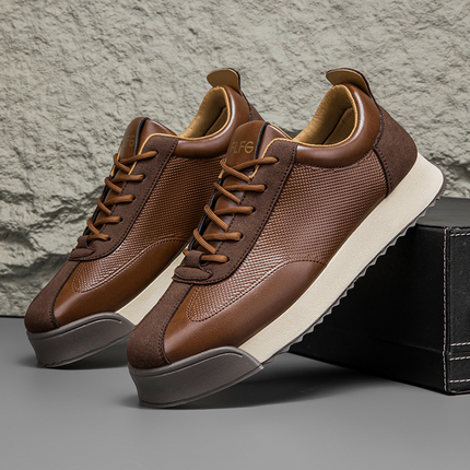Zapatillas Novara de piel italiana