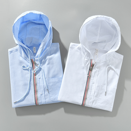 Camisa con capucha de lino Chelsea