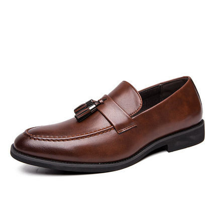 Mocasines de cuero Bristol con borlas