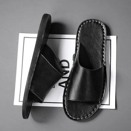 Sandalias de piel auténtica Roma Italiana