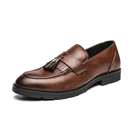 Mocasines de cuero con borlas de Londres
