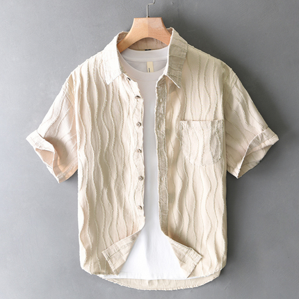 Camisa texturizada de Pierre Laurent