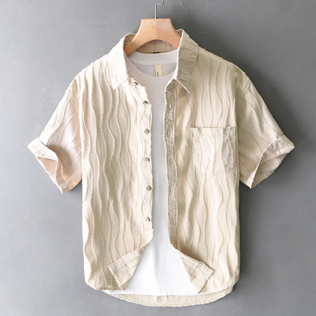 Camisa texturizada de Pierre Laurent