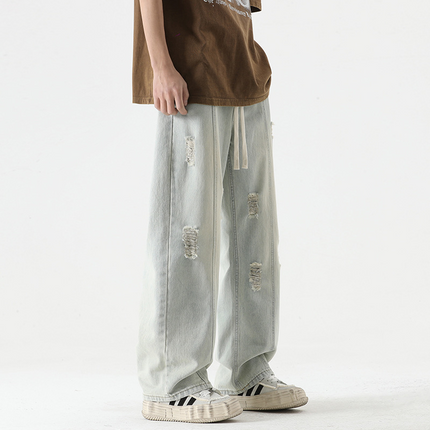 Pantalones deportivos de mezclilla desgastada Nexus