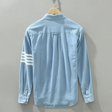 Camisa vaquera universitaria