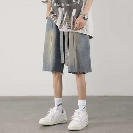 Pantalones cortos vaqueros con flecos de Sonic