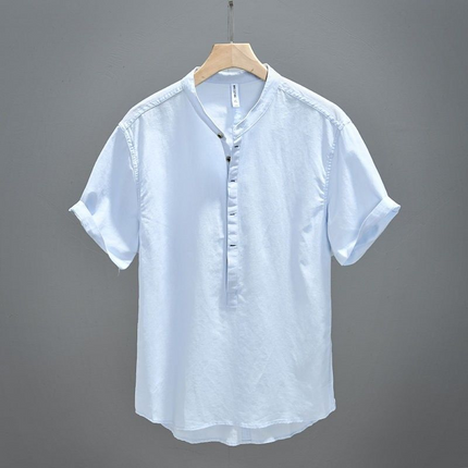 Camiseta ligera Henley de Bastien