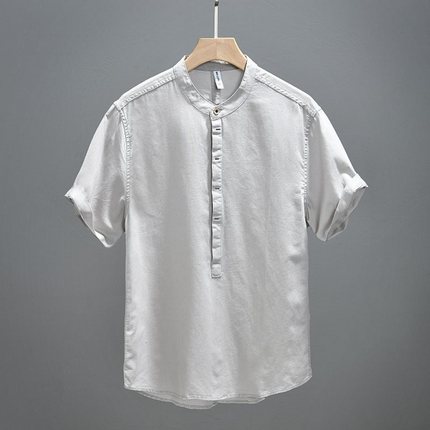 Camiseta ligera Henley de Bastien