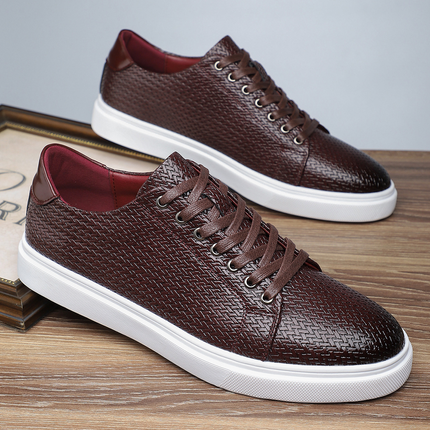 Zapatillas de piel tejida Salvatore
