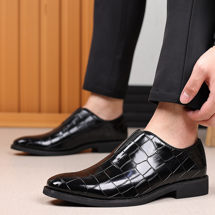 Zapatos de vestir de piel auténtica Victorino