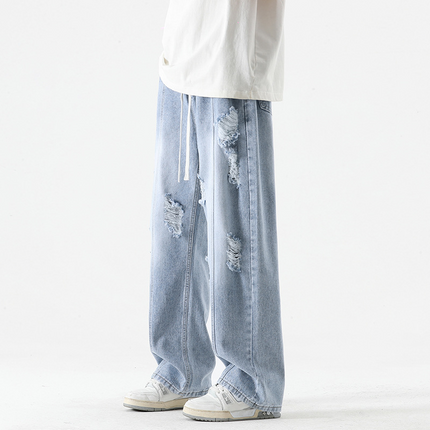 Pantalones deportivos de mezclilla desgastada Nexus