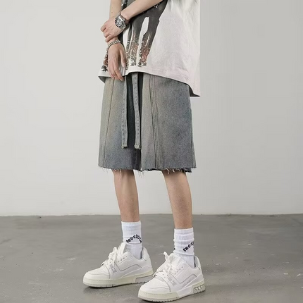 Pantalones cortos vaqueros con flecos de Sonic
