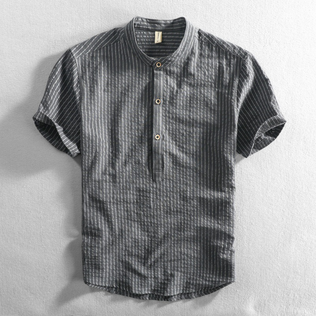 Camisa de raya diplomática de Lee Harper