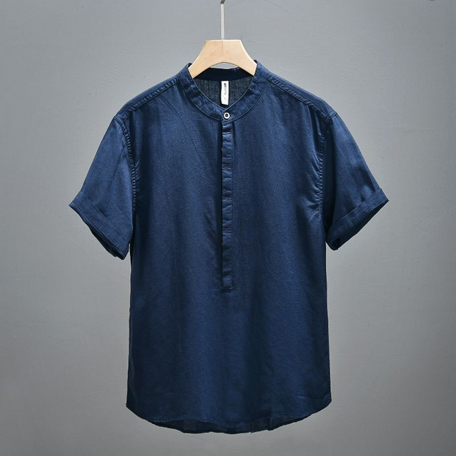 Camiseta ligera Henley de Bastien