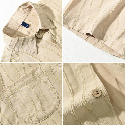 Camisa texturizada de Pierre Laurent