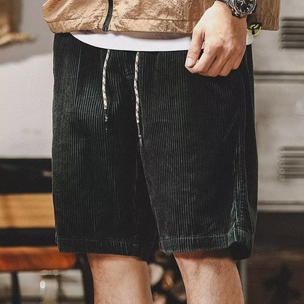 Pantalones cortos de pana relajados Luca