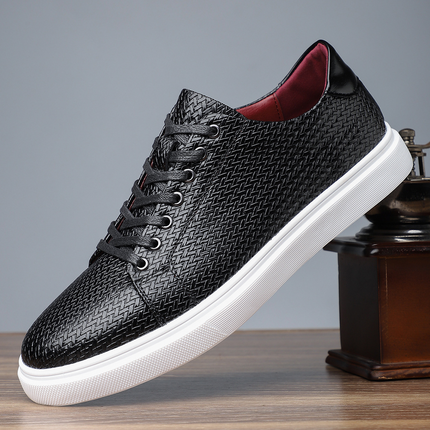 Zapatillas de piel tejida Salvatore