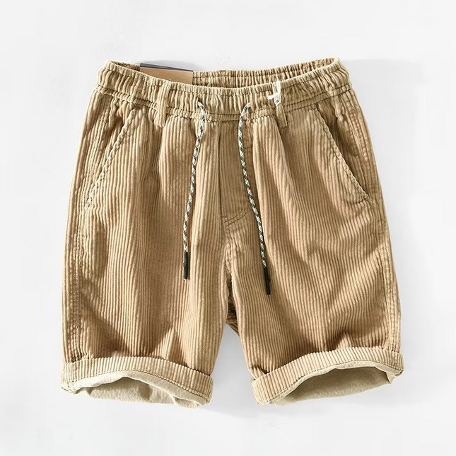 Pantalones cortos de pana relajados Luca