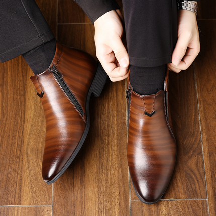 Botas de piel auténtica Ferrandi