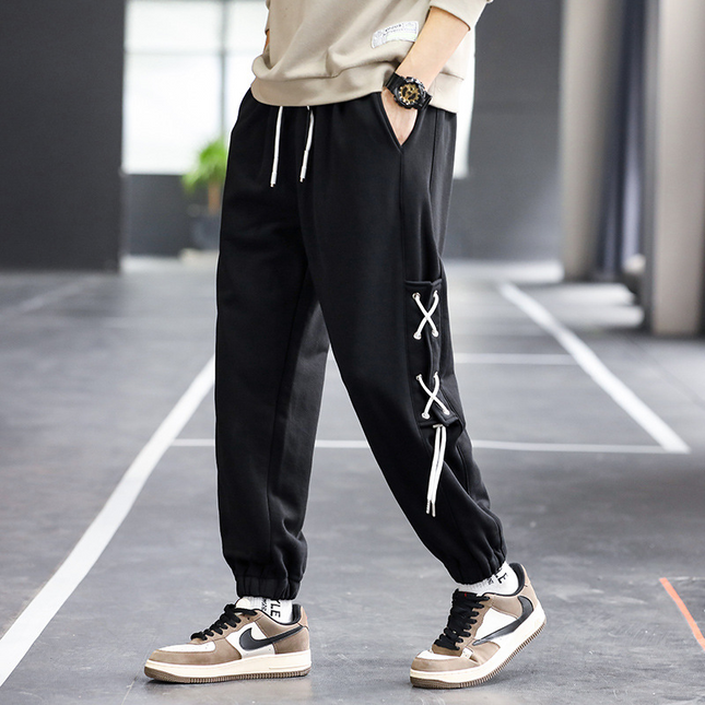 Pantalones deportivos con lazo cruzado Dylan