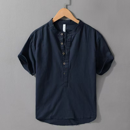 Camiseta ligera Henley de Bastien