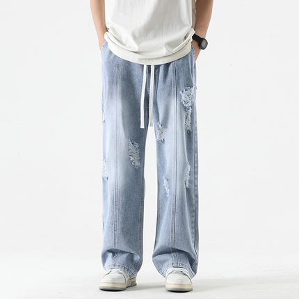 Pantalones deportivos de mezclilla desgastada Nexus