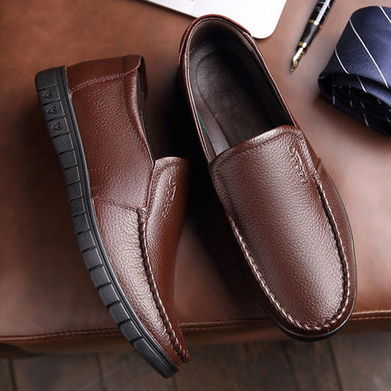 Mocasín Clásico de Cuero Ortopédico