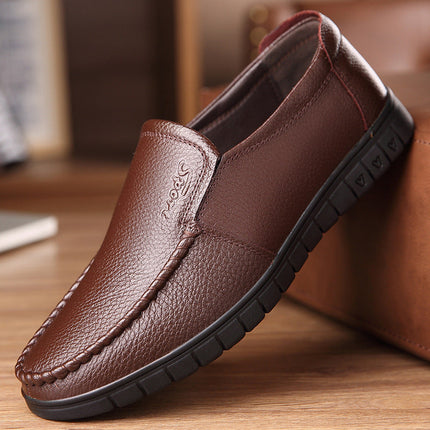 Mocasín Clásico de Cuero Ortopédico