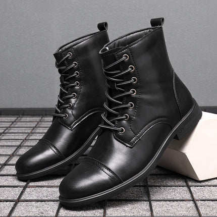 Botas de piel auténtica Pelle Italiana