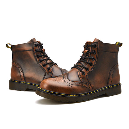 Botas brogue de cuero Apollo