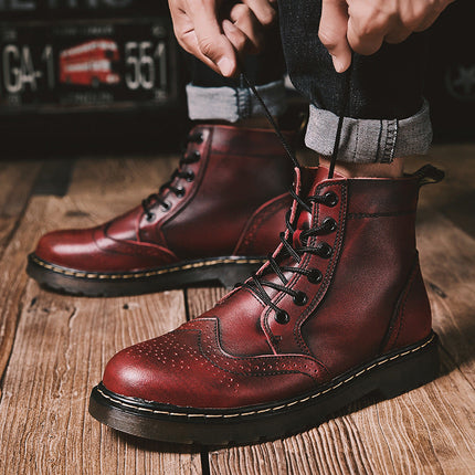 Botas brogue de cuero Apollo