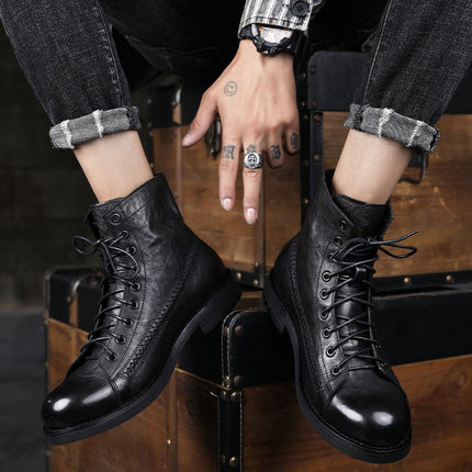 Botas de piel auténtica Torreto