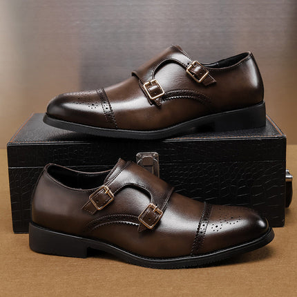 Mocasines con doble hebilla Brighton