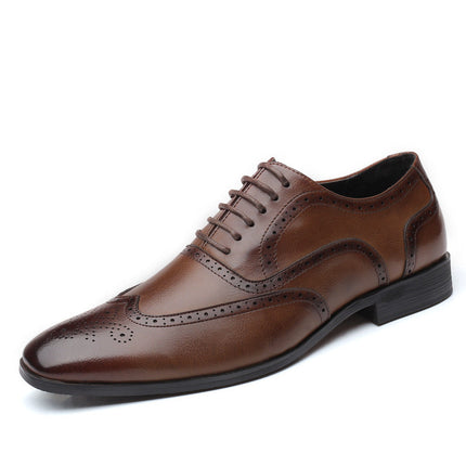 Zapatos de vestir brogue de cuero Oxford