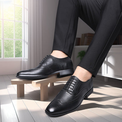 Zapatos de vestir brogue de cuero Oxford